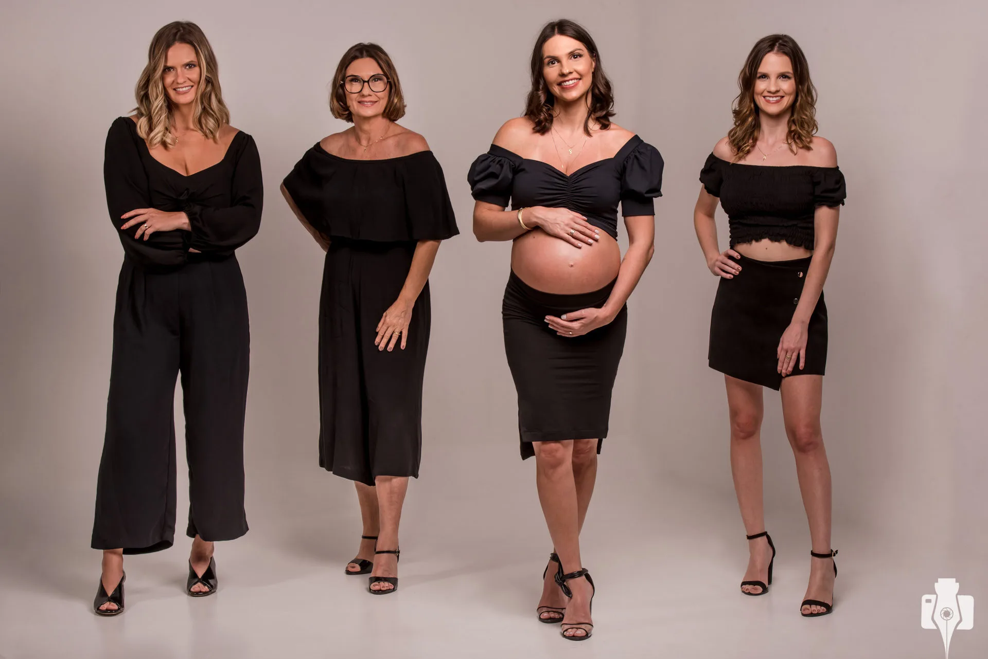 Ensaio de Gestante em Família no Estúdio | Fotografo casamento, Gramado, Serra Gaúcha, Beth Esquinatti e Nei Bernardes