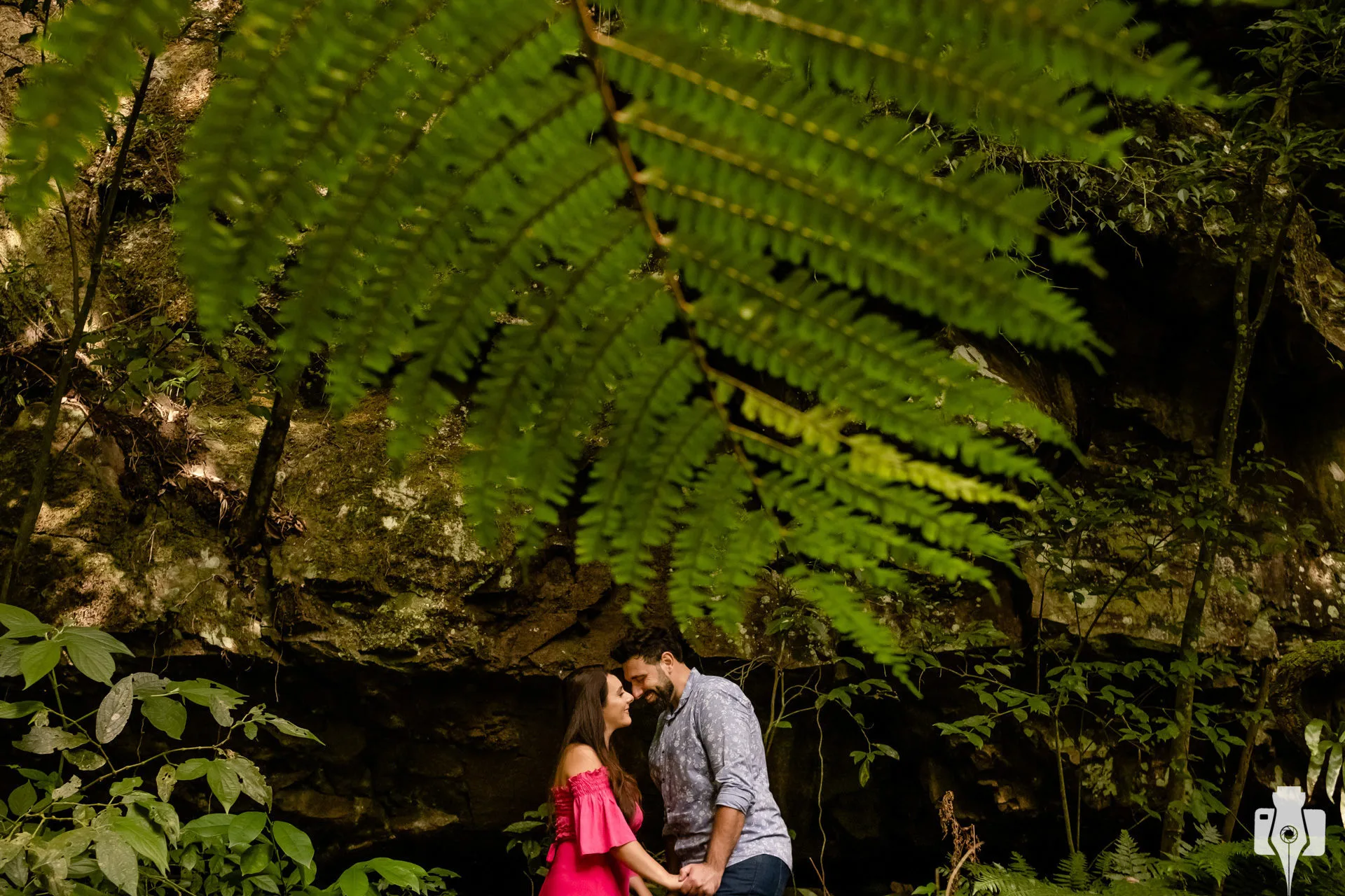 Ensaio Pré Casamento na Cascata  | Fotografo casamento, Gramado, Serra Gaúcha, Beth Esquinatti e Nei Bernardes